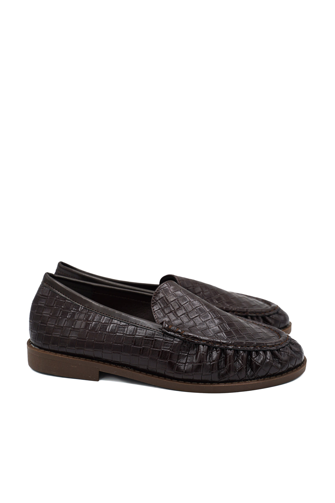 Gaia Shoes Regina Mocassini con lavorazione intrecciata