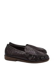 Gaia Shoes Regina Mocassini con lavorazione intrecciata