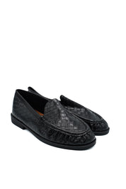 Gaia Shoes Regina Mocassini con lavorazione intrecciata