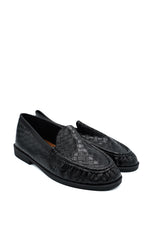 Gaia Shoes Regina Mocassini con lavorazione intrecciata