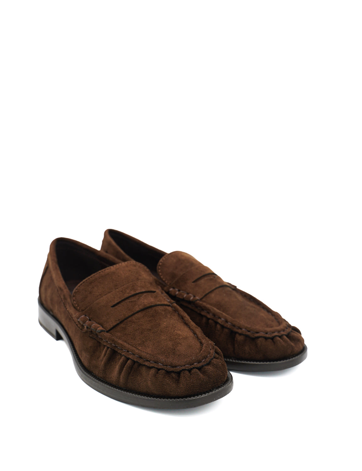 Gaia Shoes Angela Mocassini scamosciati con classica traversina