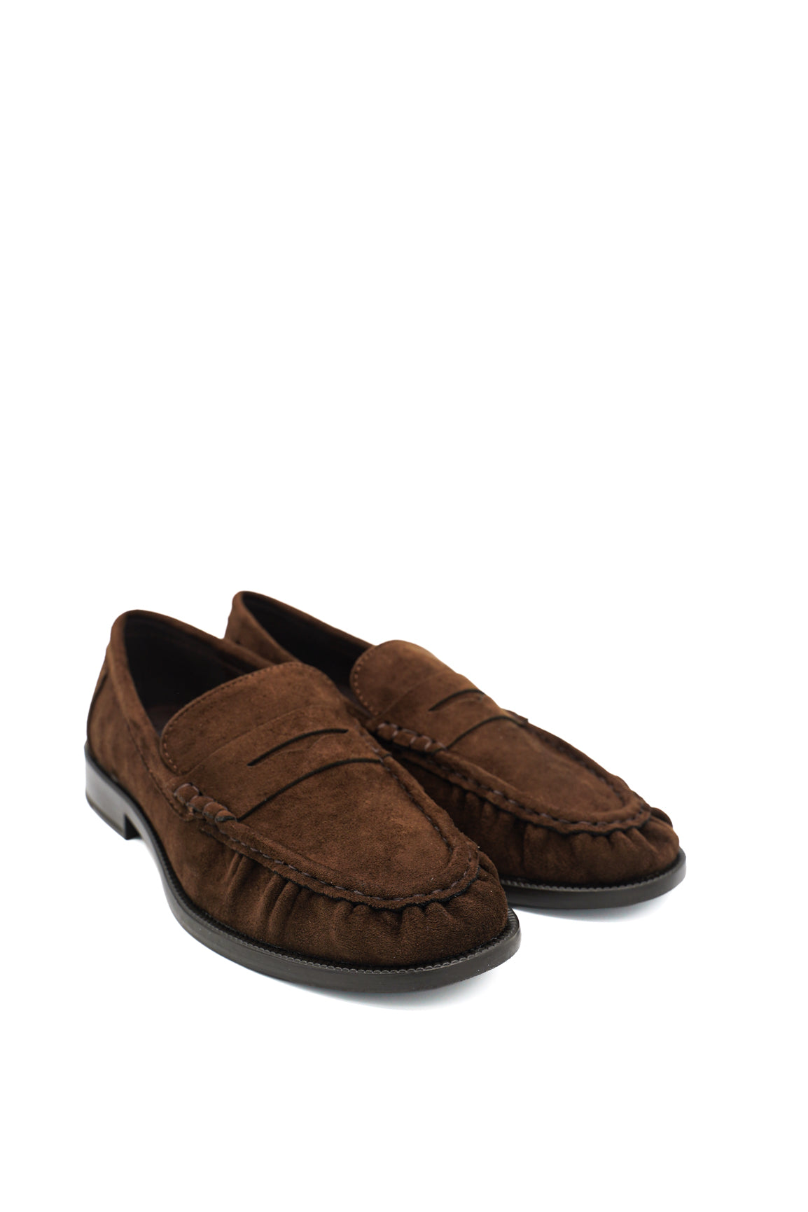 Gaia Shoes Angela Mocassini scamosciati con classica traversina