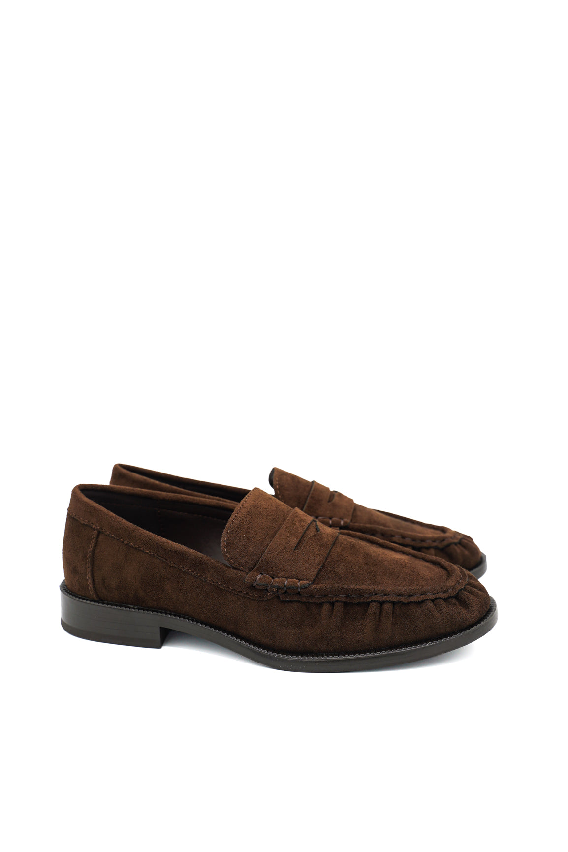 Gaia Shoes Angela Mocassini scamosciati con classica traversina