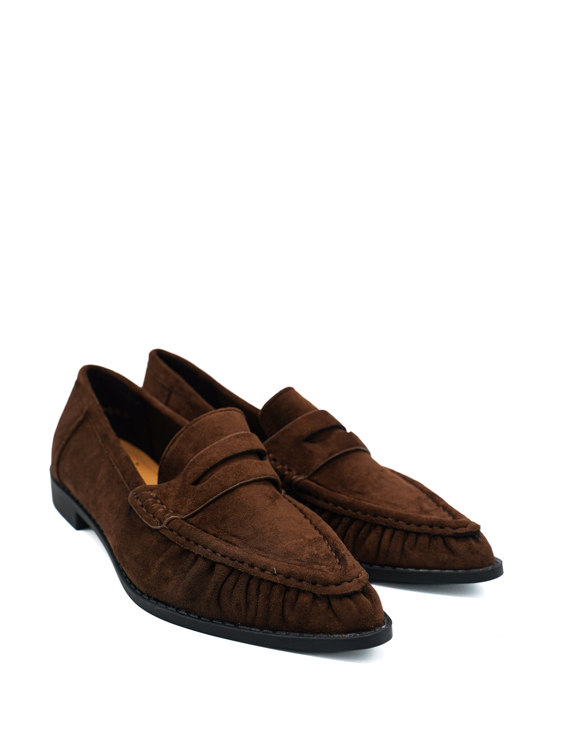 Gaia Shoes Anastasia Mocassini a punta con tomaia arricciata
