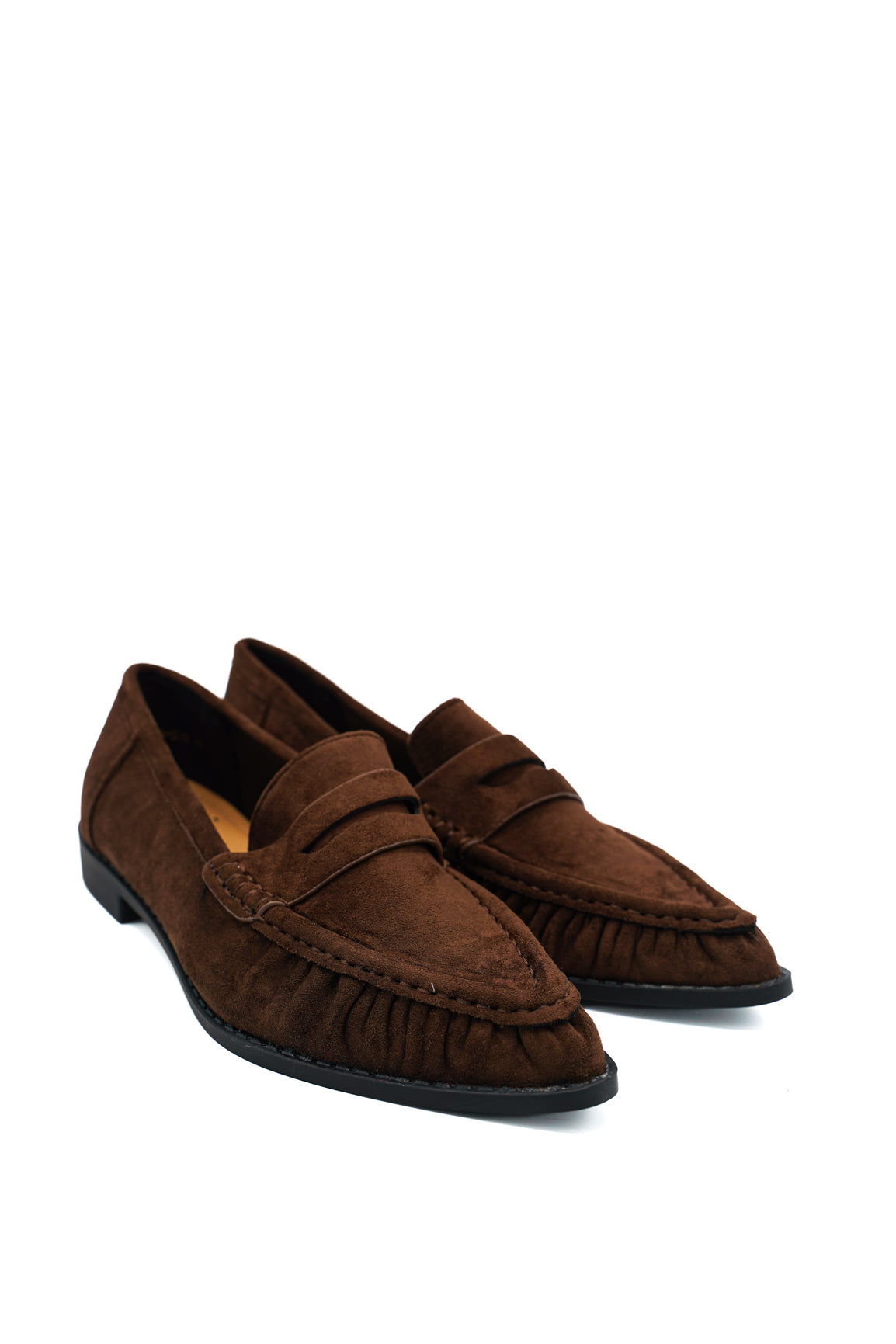 Gaia Shoes Anastasia Mocassini a punta con tomaia arricciata