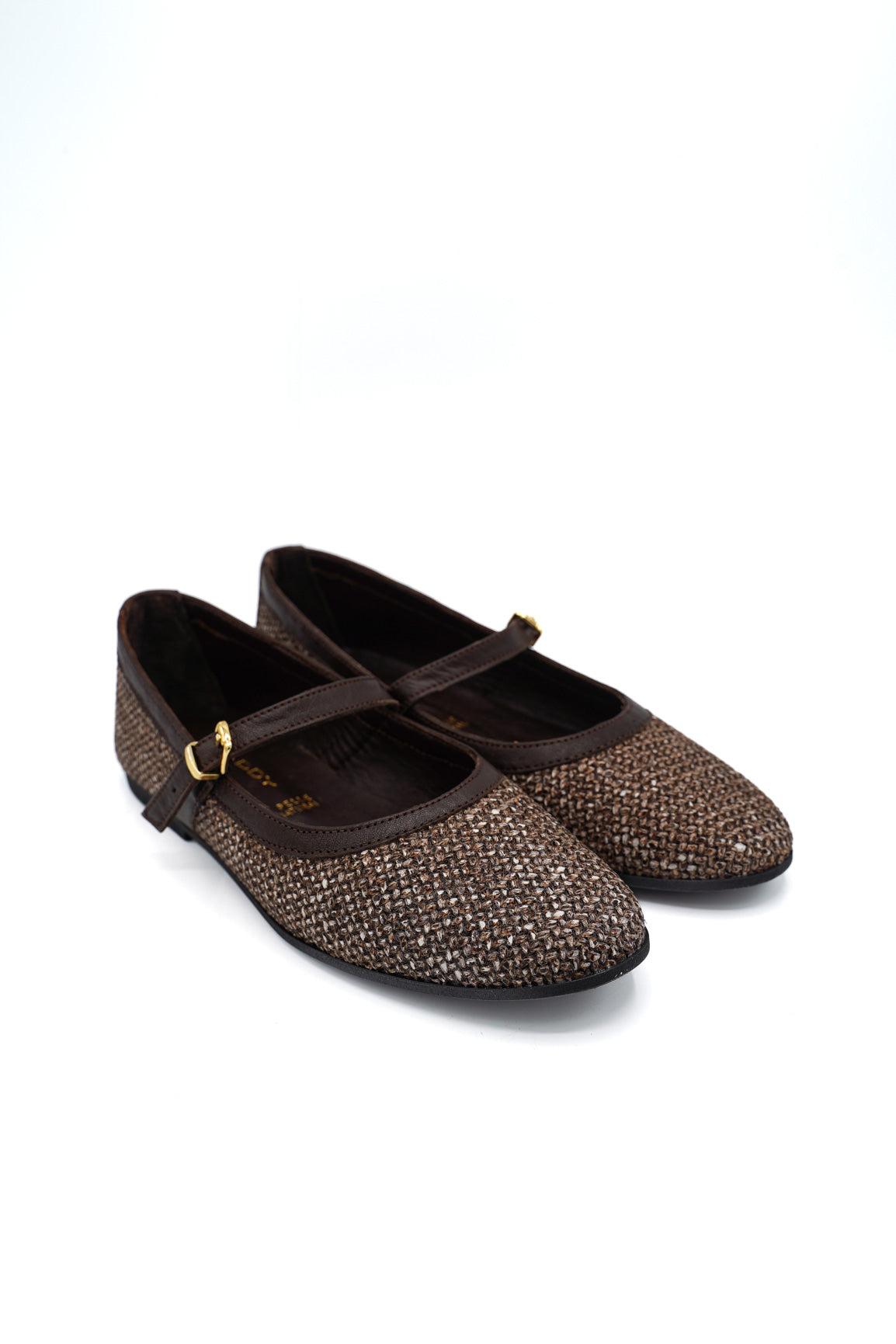 Gaia Shoes 261557 Ballerine Mary Jane in rafia con cinturino