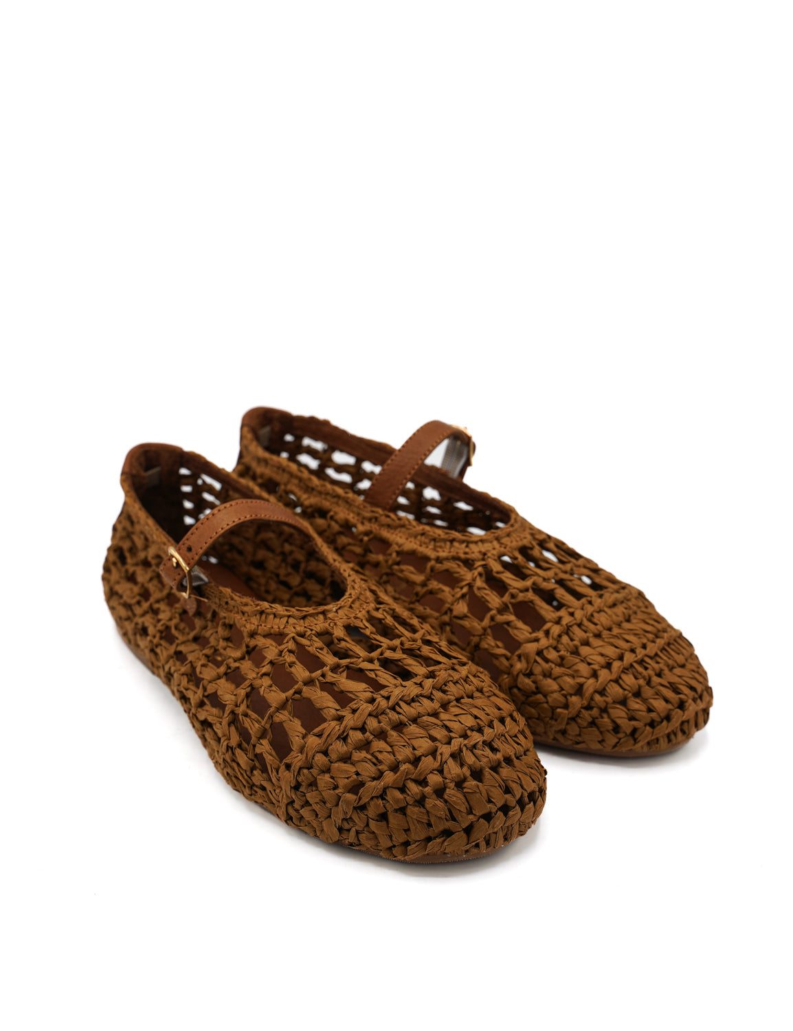 Gaia Shoes 251375 Ballerine Mary Jane in rafia intrecciata