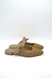 Gaia Shoes 251906 Sabot in rafia con fiocco