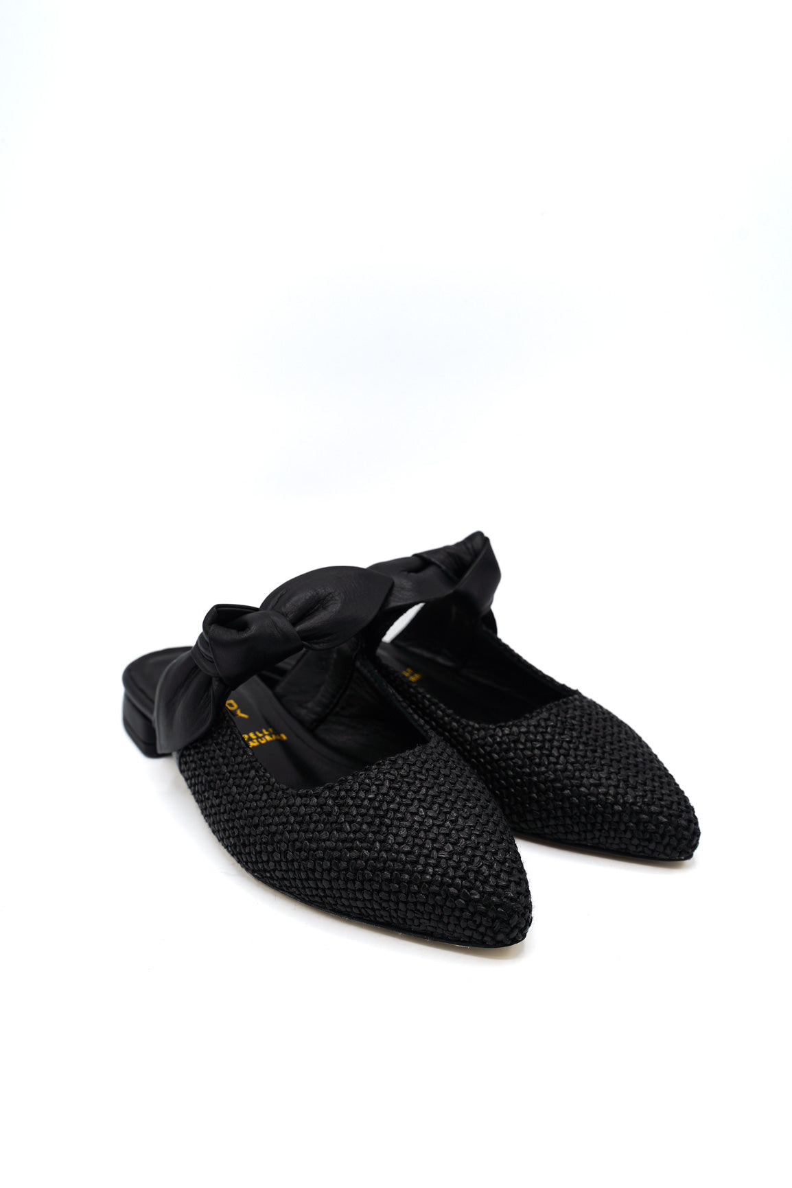Gaia Shoes 251906 Sabot in rafia con fiocco