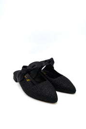 Gaia Shoes 251906 Sabot in rafia con fiocco