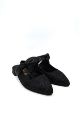 Gaia Shoes 251906 Sabot in rafia con fiocco