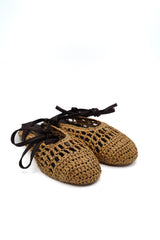 Gaia Shoes 251376 Ballerine in rafia intrecciata