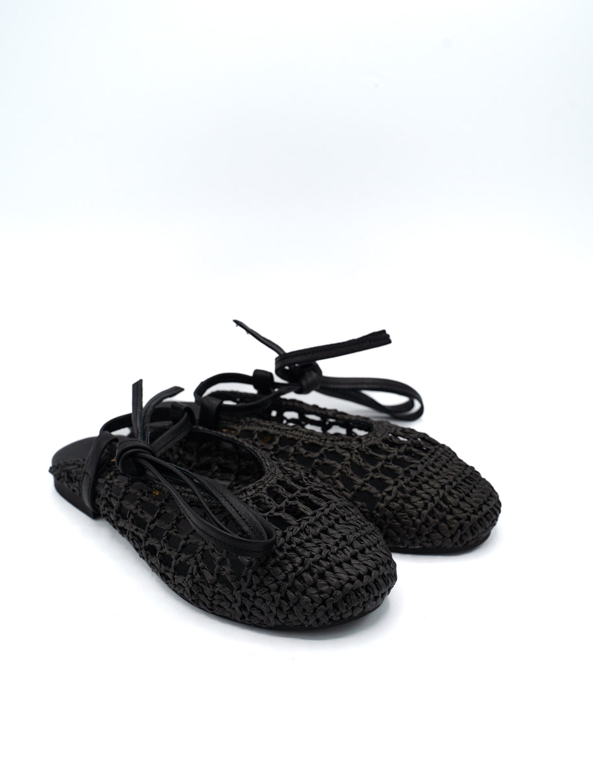 Gaia Shoes 251376 Ballerine in rafia intrecciata