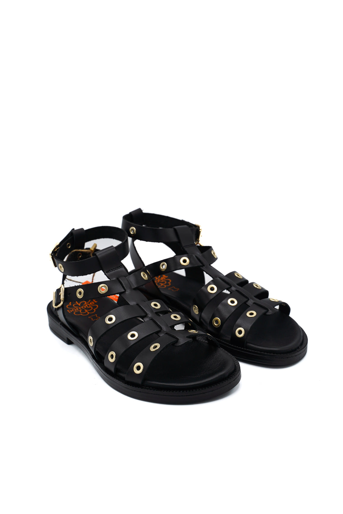 Porronet 3235 Sandali con design strappy con occhielli metallici