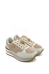 Gaia Shoes E176 Sneakers con borchie e charm metallico