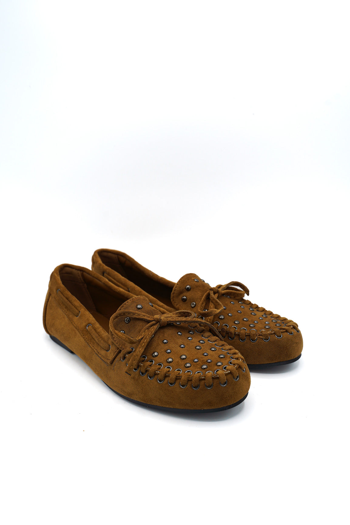 Gaia Shoes Alessandra mocassini con borchie