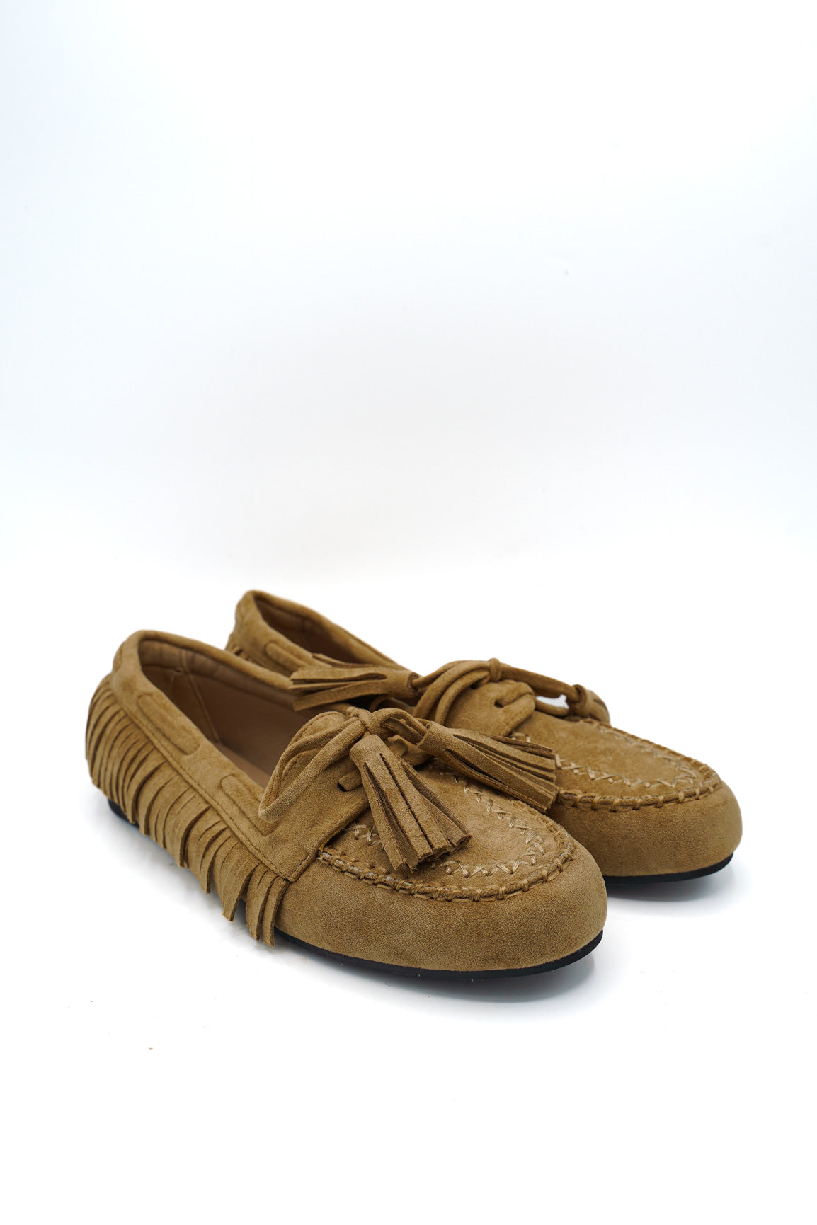 Gaia Shoes Adele mocassini con fiocco e nappine