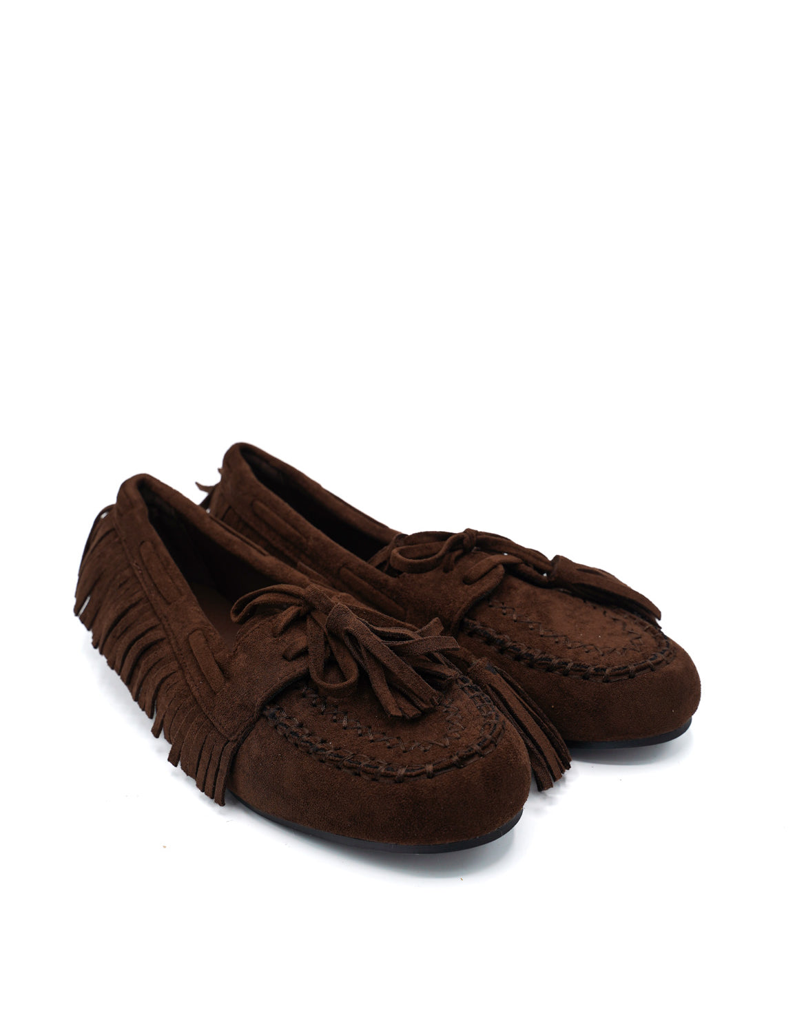 Gaia Shoes Adele mocassini con fiocco e nappine