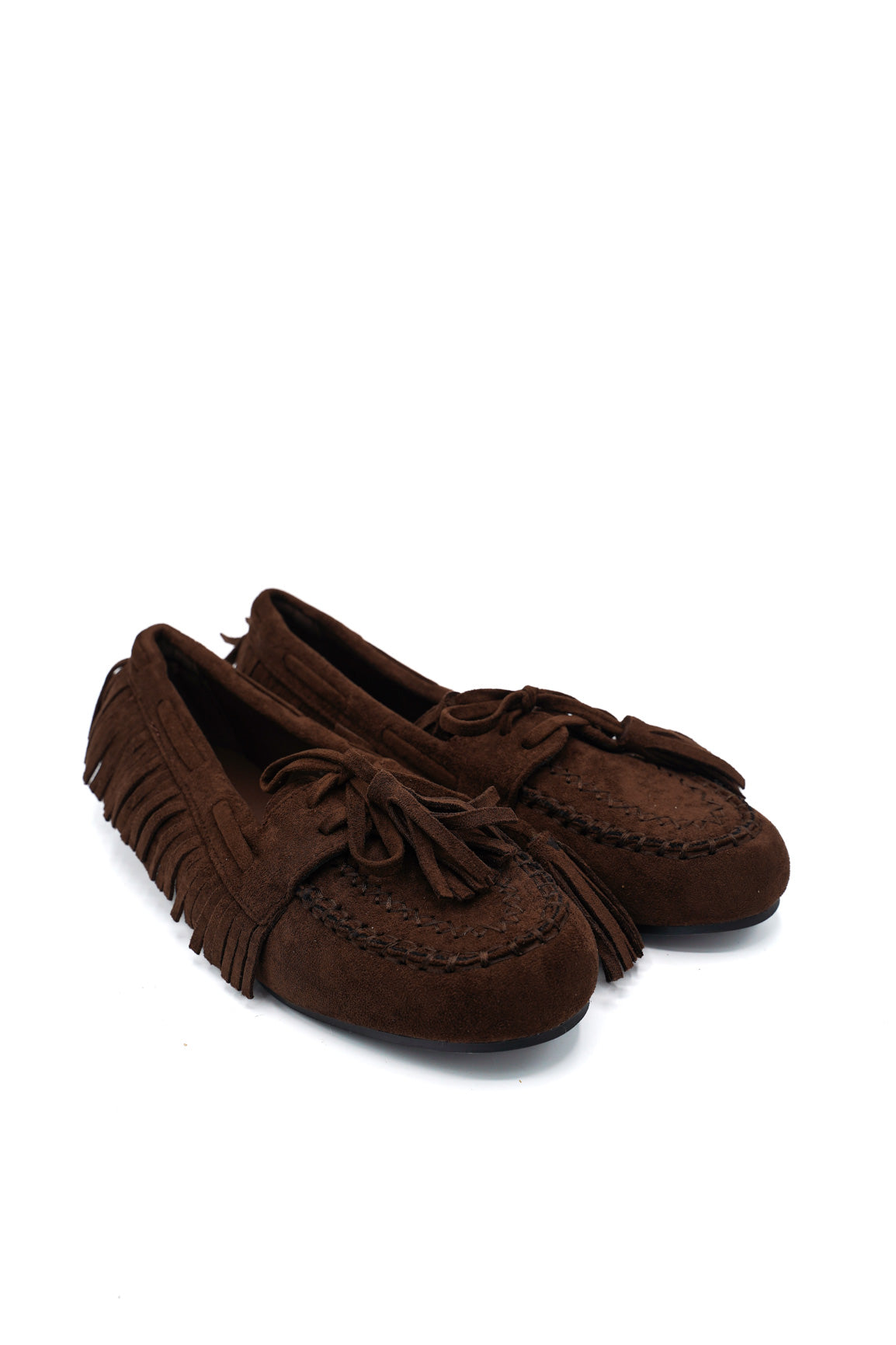 Gaia Shoes Adele mocassini con fiocco e nappine