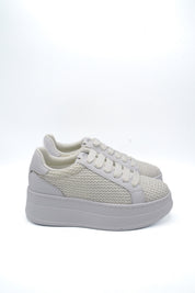 Gaia Shoes GB1037 Sneakers donna con tomaia intrecciata