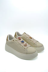 Gaia Shoes GB1045 Sneakers donna con dettagli gioiello