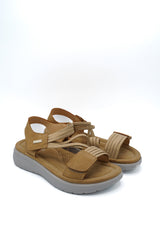 Gaia Shoes JS8028-8TO Sandali con fasce elastiche a doppia regolazione