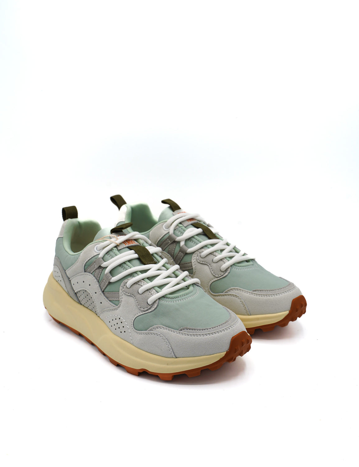 Gaia Shoes V04603 Sneakers di ispirazione trekking in tessuto e scamosciato
