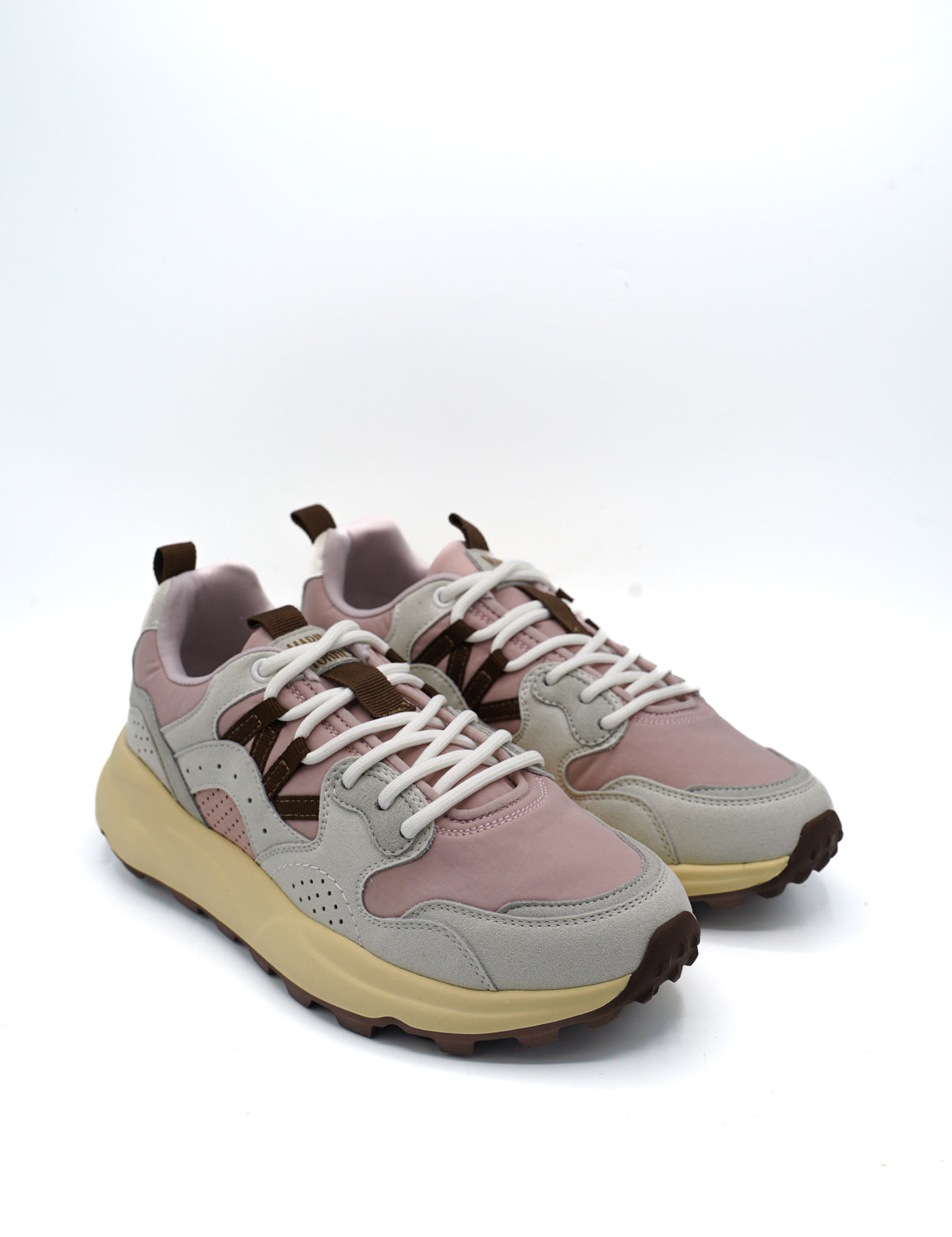 Gaia Shoes V04603 Sneakers di ispirazione trekking in tessuto e scamosciato