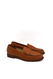 Scarpissime 010M001 Mocassini penny loafer fondo basso con tacco 2 cm