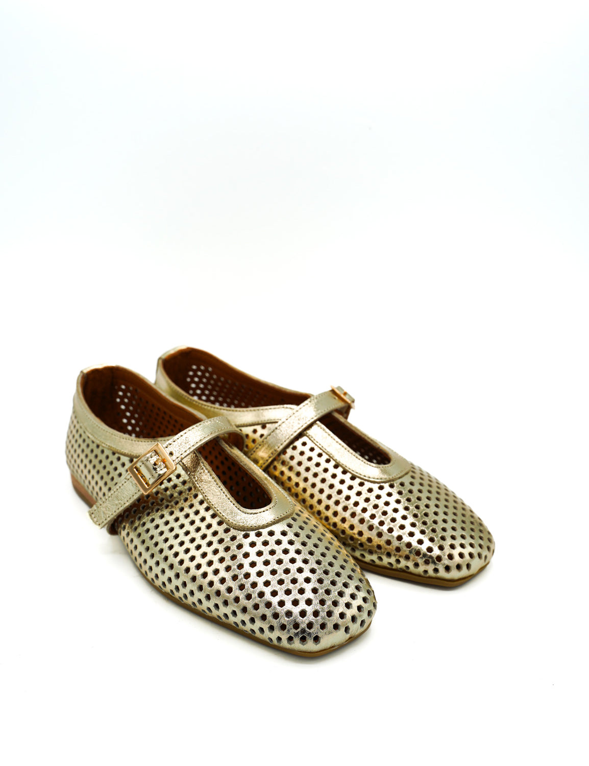 Scarpissime 868 304 Ballerine traforate con cinturino Mary Jane