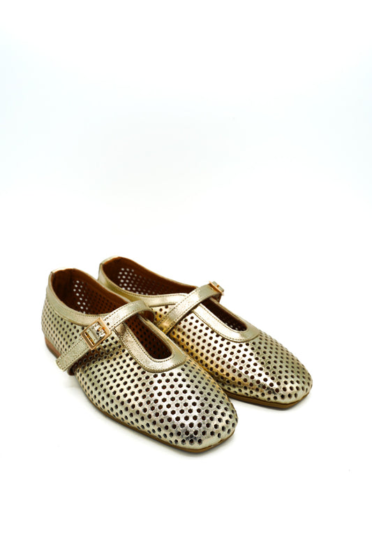 Scarpissime 868 304 Ballerine traforate con cinturino Mary Jane