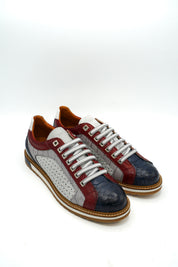 Exton 9512 Heritage sneakers uomo design retro e costruzione multi-materica