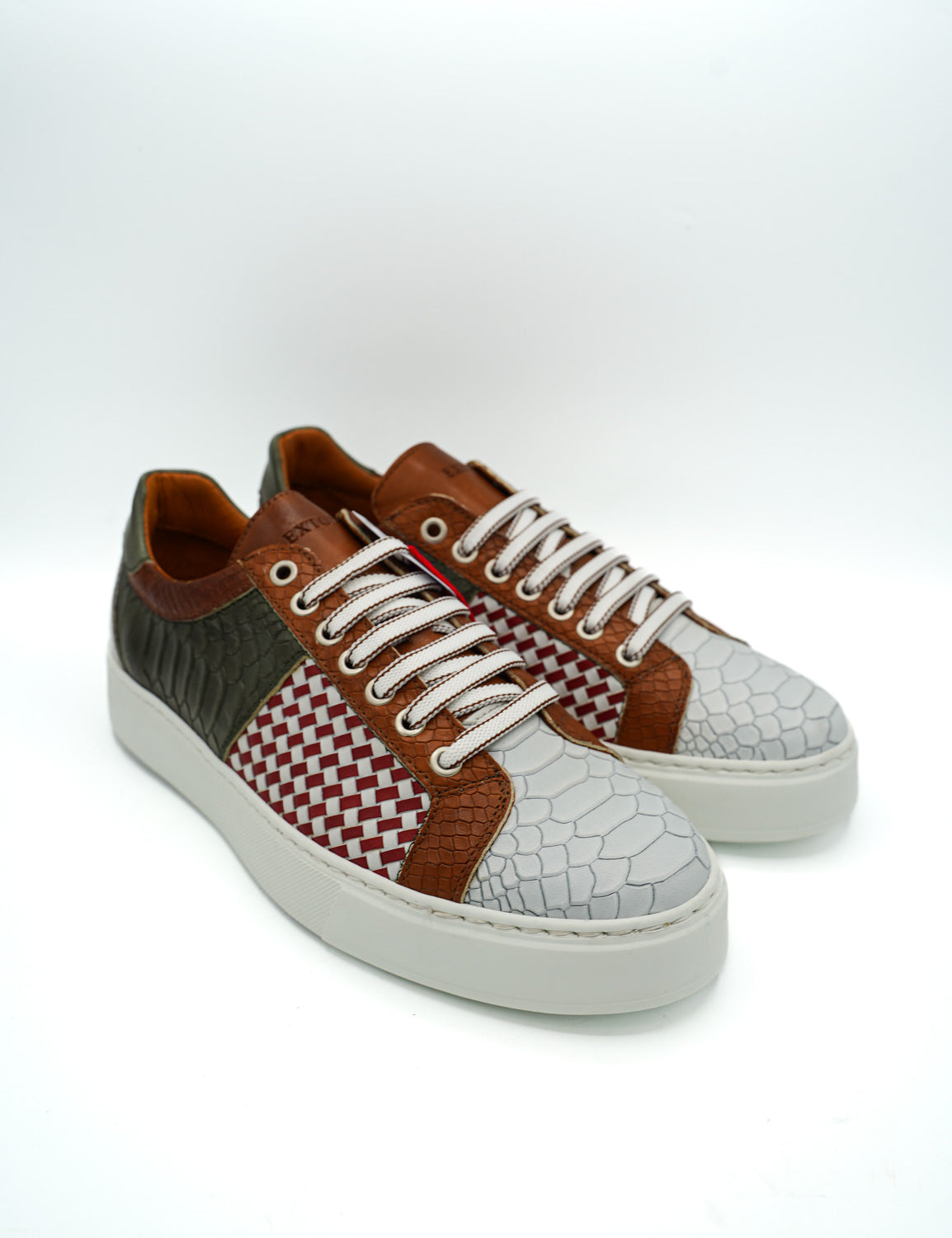 Exton 569 Sneakers uomo stampa stile cocco multicolore