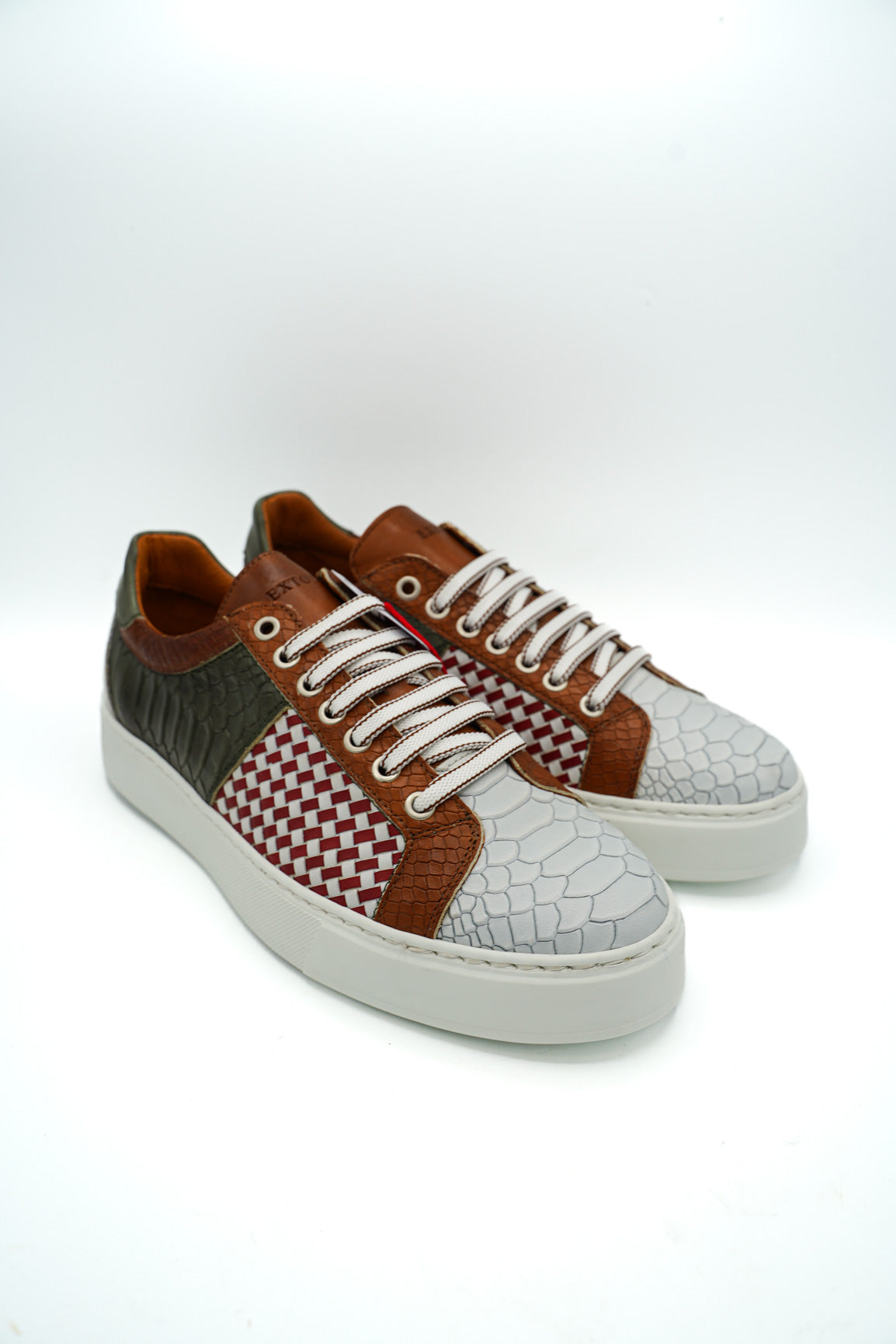Exton 569 Sneakers uomo stampa stile cocco multicolore