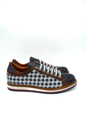 Exton 8871 Heritage sneakers uomo multicolore con motivo a scacchi