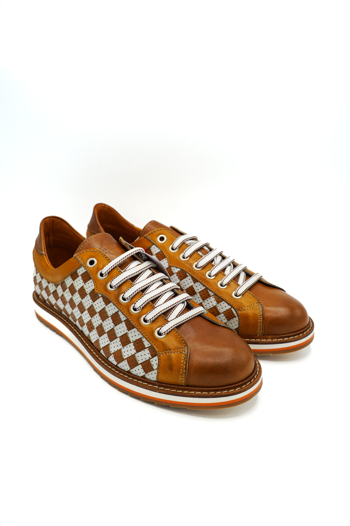 Exton 8871 Heritage sneakers uomo multicolore con motivo a scacchi