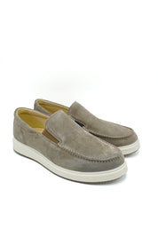 Igi&Co 1124811 Mocassini da uomo grigio-beige con elastico