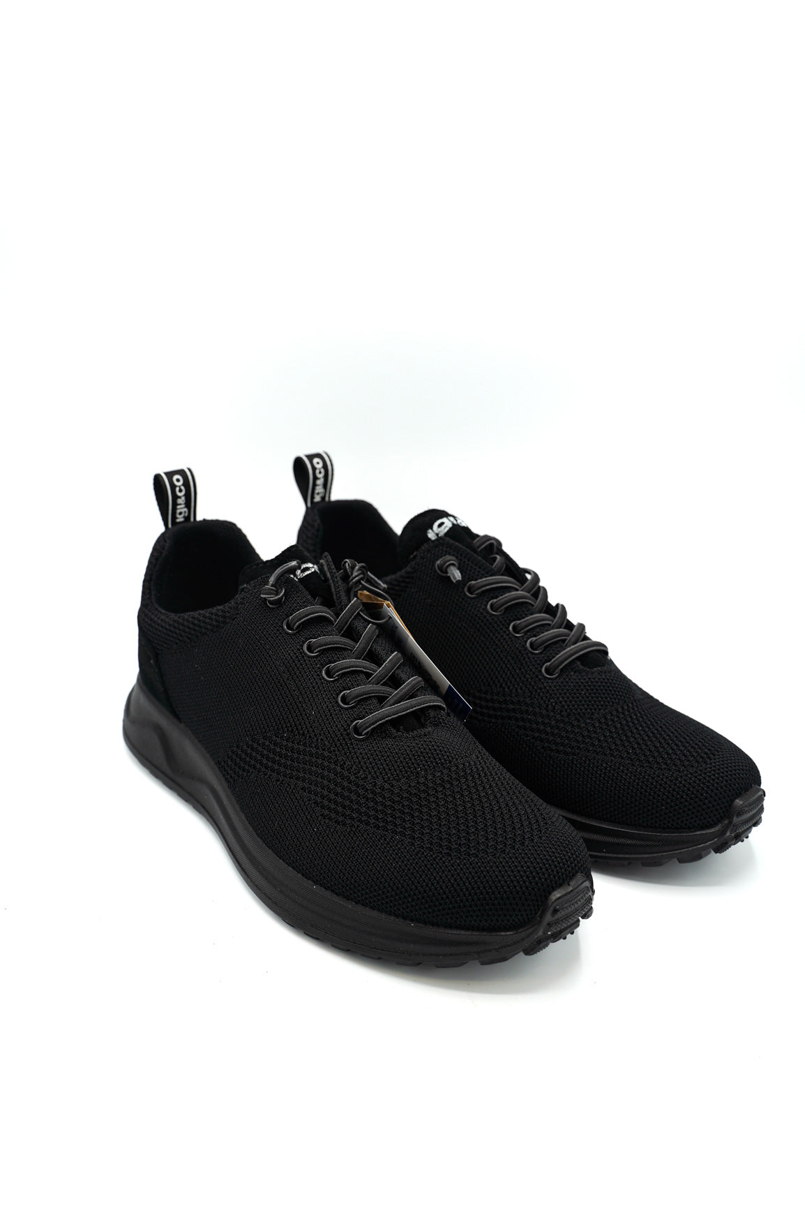 Igi&Co 1118500 Sneakers da uomo nero con elastico