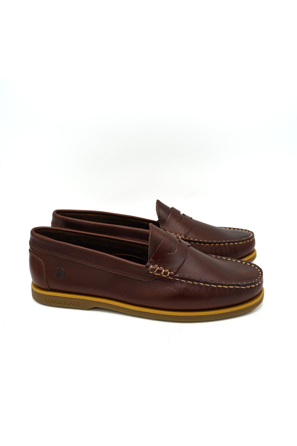 Lumberjack 102268836 Navigator mocassini da uomo con suola in gomma