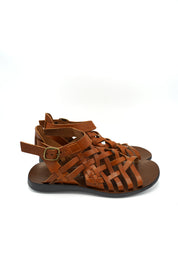 Antichi Romani 1421 Sandali uomo intrecciati stile greco-romano