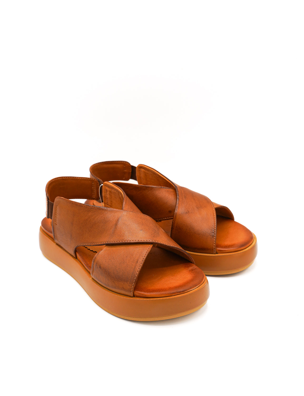 Sofia Mare 11860 Sandali flatform con fasce incrociate
