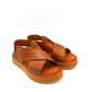 Sofia Mare 11860 Sandali flatform con fasce incrociate