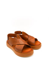 Sofia Mare 11860 Sandali flatform con fasce incrociate