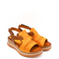 Sofia Mare 12544 Sandali con design arricciato e plateau