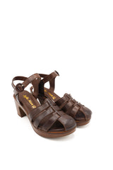 Sofia Mare 12557 Sandali stile ragnetto con tacco largo