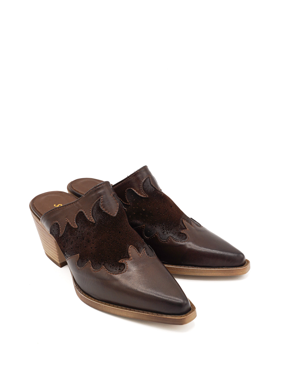 Sofia Mare 11808XG Sabot stile cowboy con lavorazione traforata
