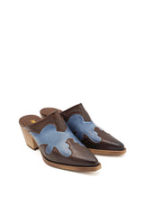 Sofia Mare 11819XG Sabot in stile texano con design bicolore