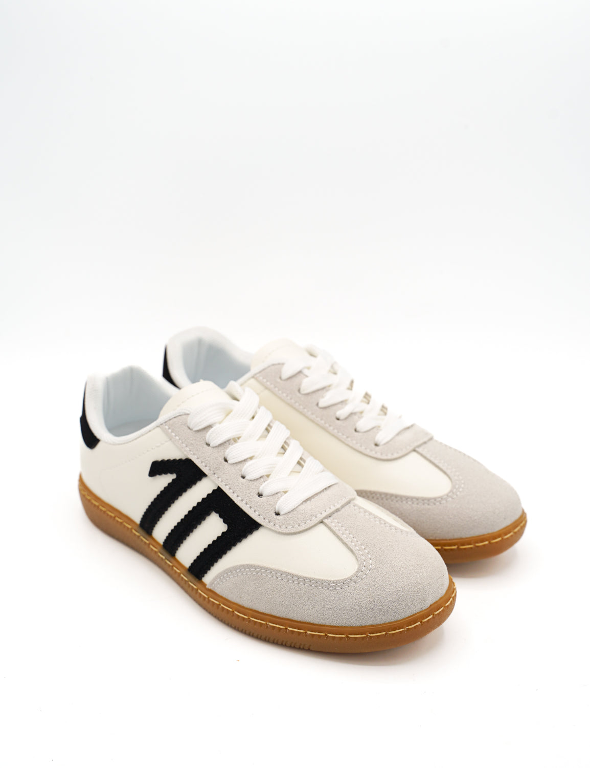 Gaia Shoes E11 Sneakers donna bicolore stile retro