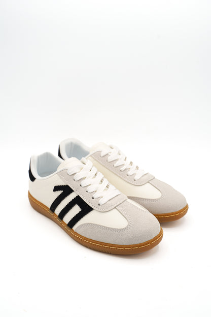 Gaia Shoes E11 Sneakers donna bicolore stile retro