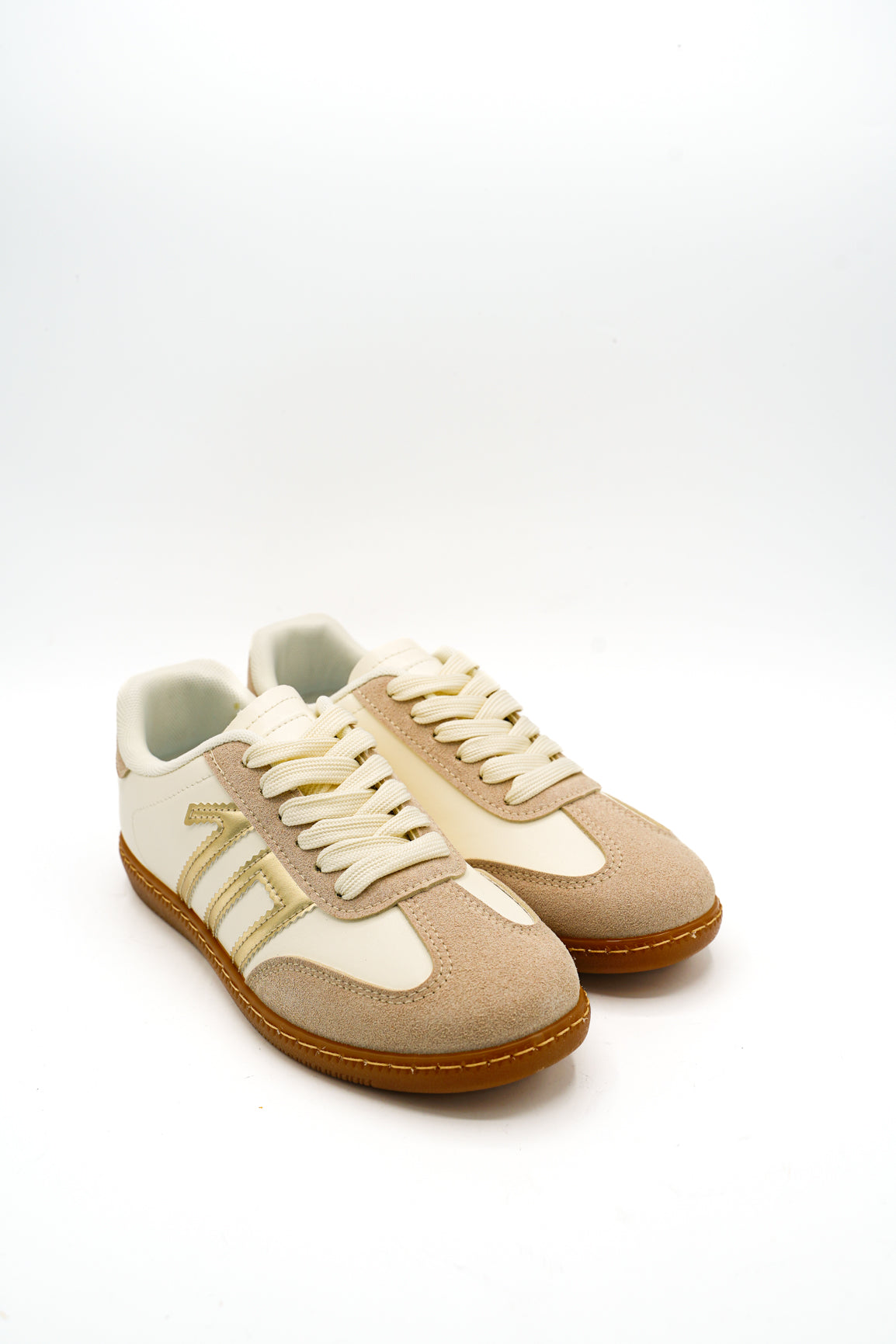 Gaia Shoes E11 Sneakers donna bicolore stile retro